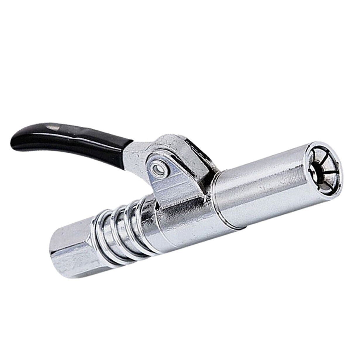 2Packs Grease Gun Coupler High-Pressure Quick Release Lock Oil Injection Nozzles