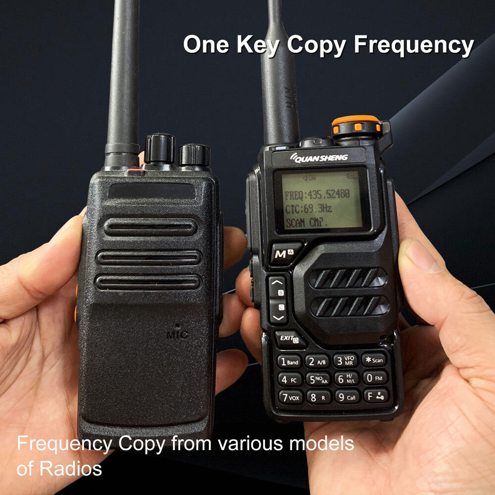 Quansheng UV K5 Walkie Talkie Encrypt 50-599Mhz DTMF Repeater USB C HAM Radio US