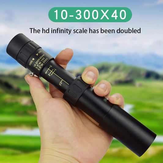 Day/Night Military Telescope 10-300X40Mm Zoom HD Monocular Mobile Telescope US