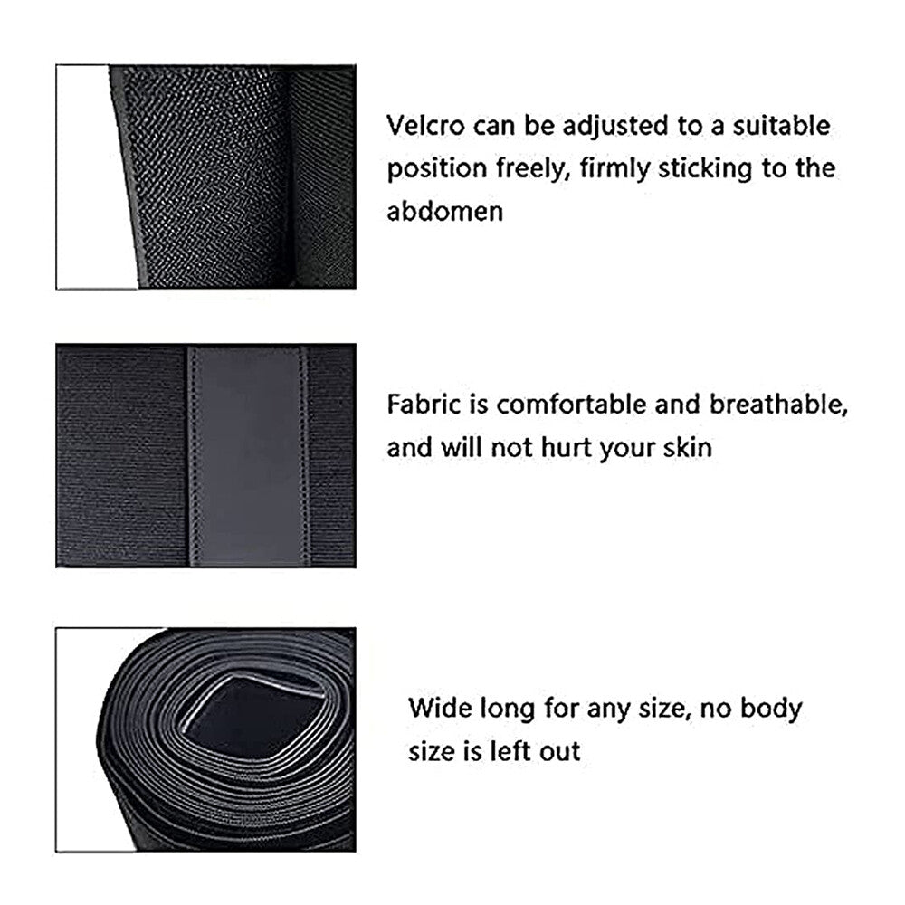 Lumbar Waist Support Snatch Me up Bandage Wrap Sauna Belt Trimmer Body Shaper US