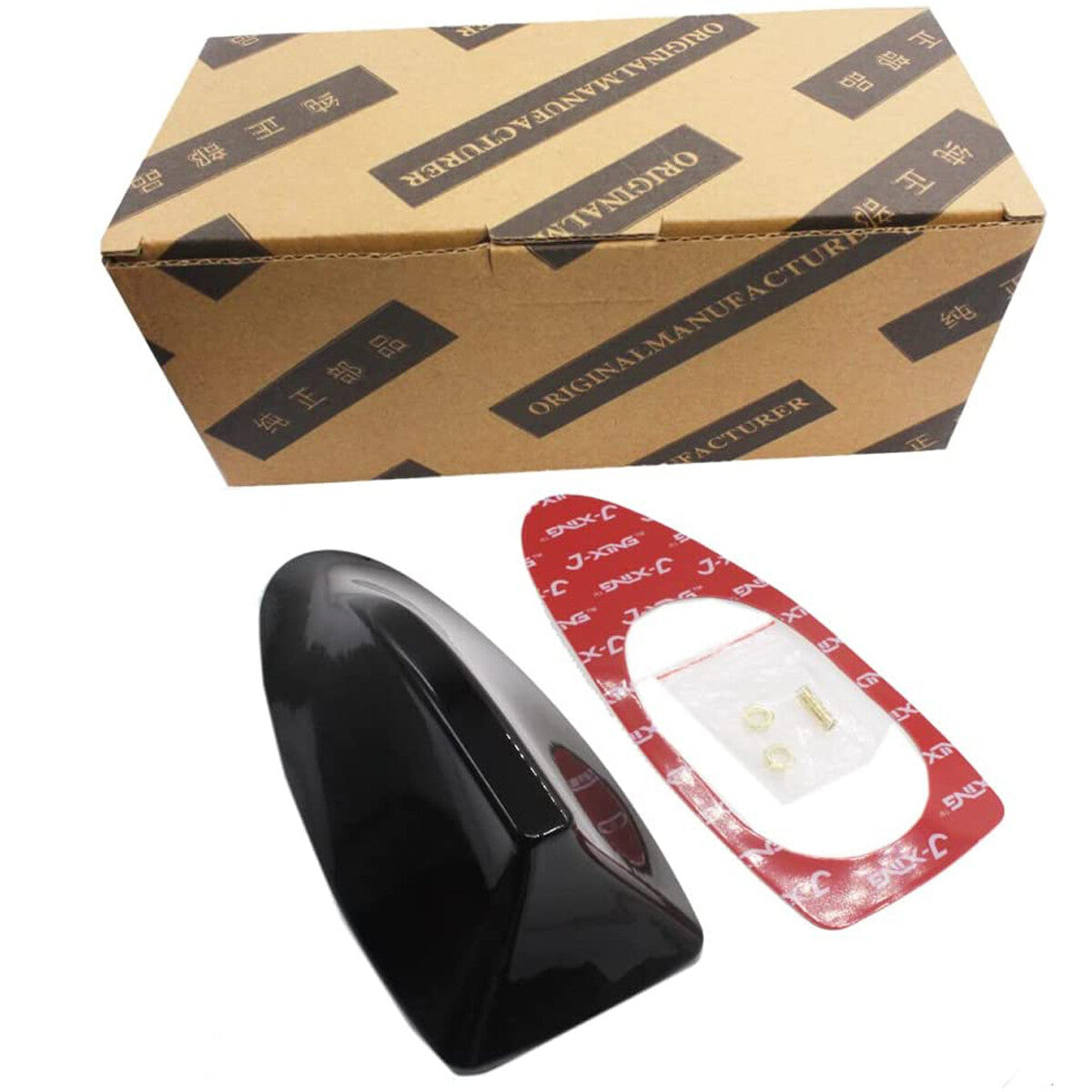 BLACK Shark Fin Car Roof Antenna Cover Radio FM/AM Signal Aerial Accessories US