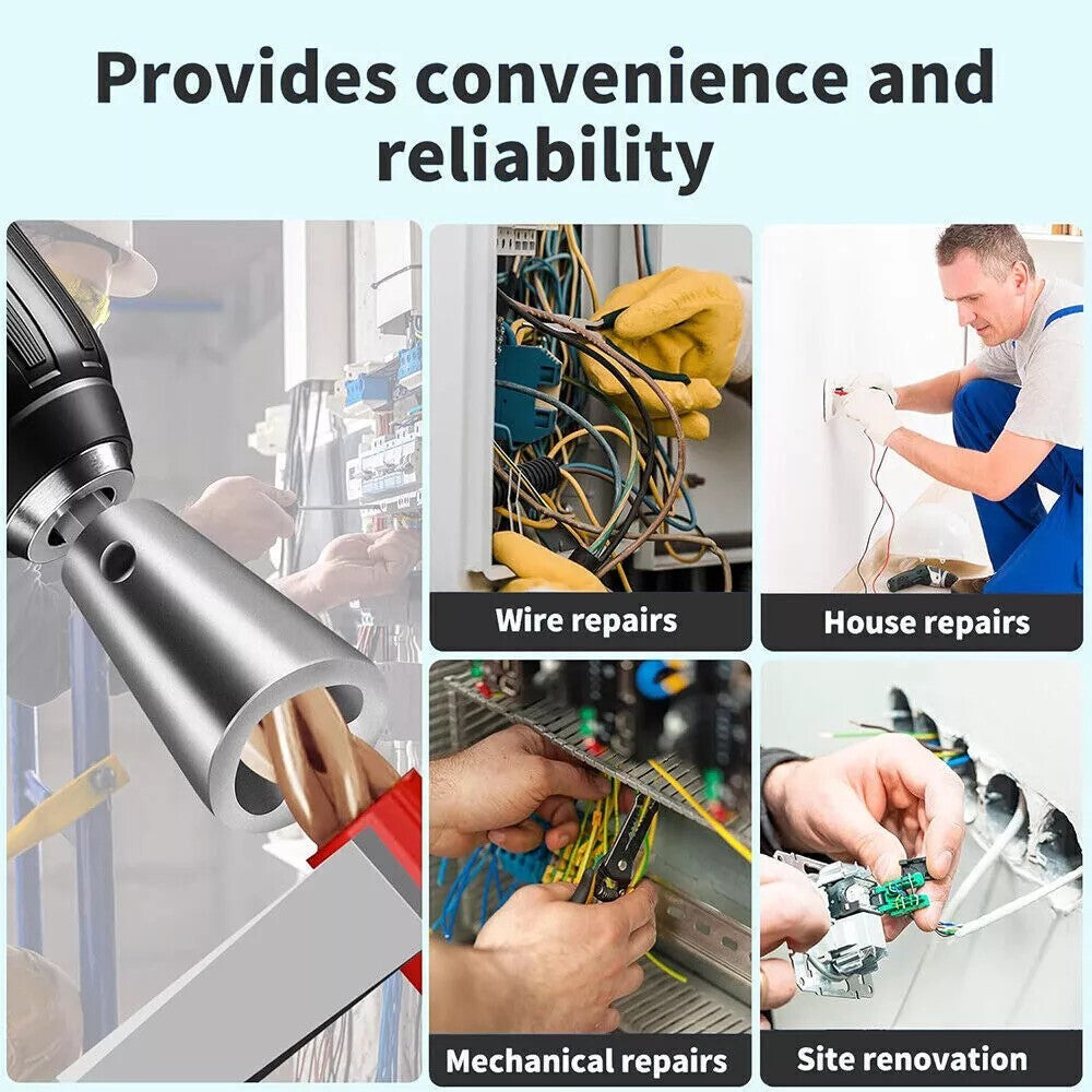 Wire Stripper for Drill Wire Stripping Twisting Tool Upgrade Electrical W/ Case