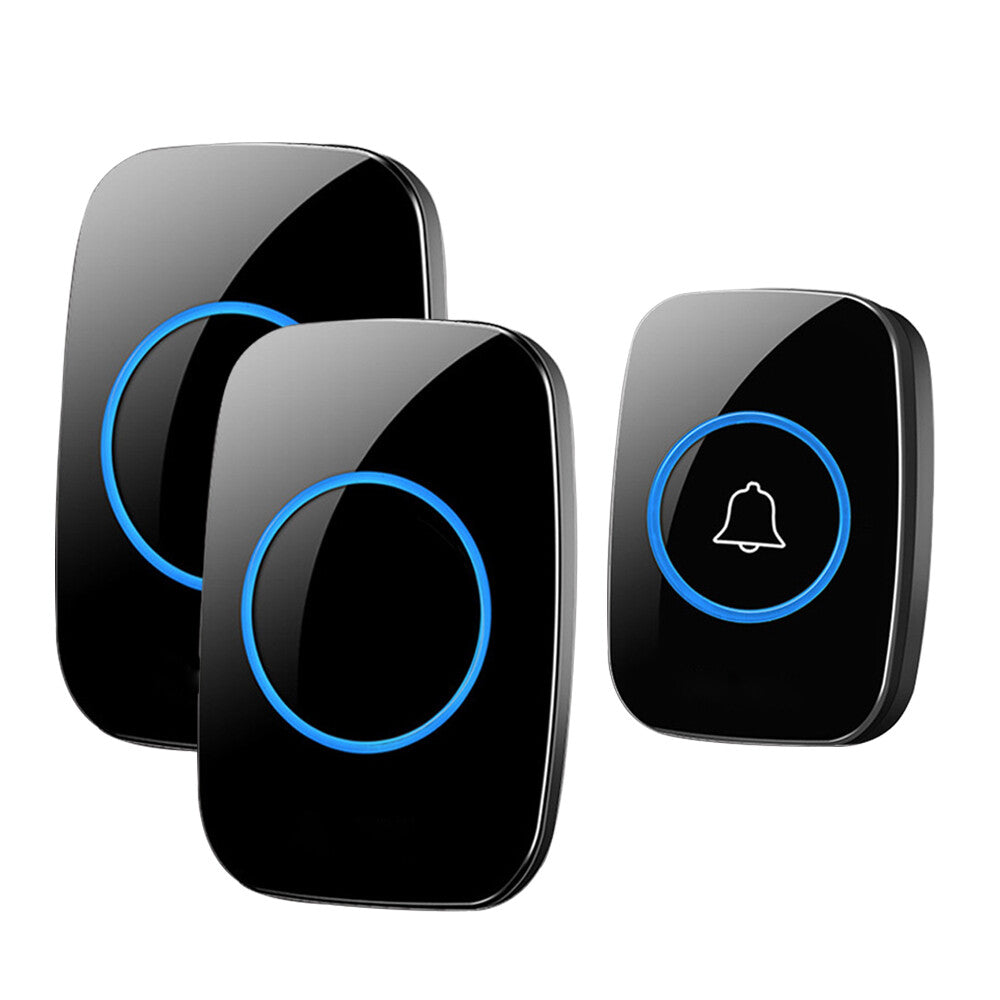 1000FT Wireless Doorbell Waterproof 2 Plugin Receiver Adjustable Volume 38 Chime