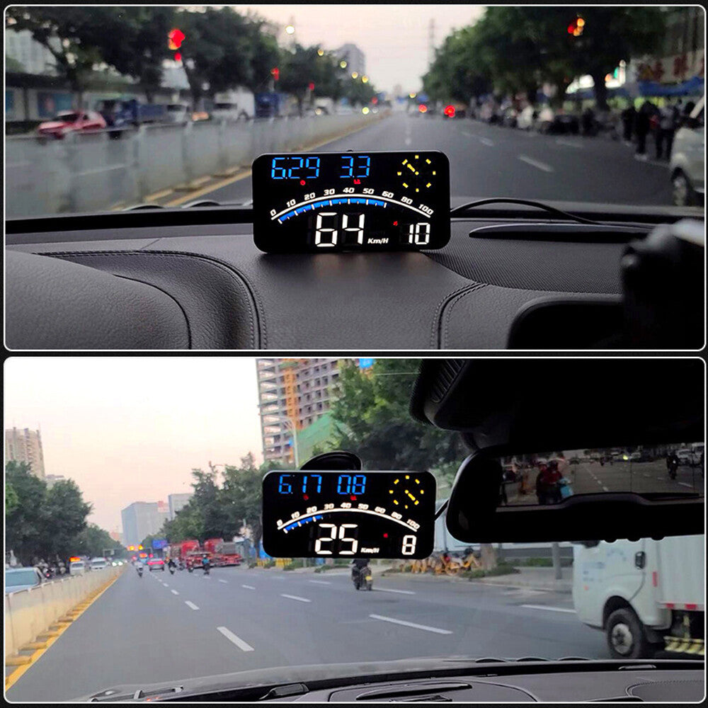 Universal HUD GPS Head up Display Speedometer Odometer Car Digital Speed HD US