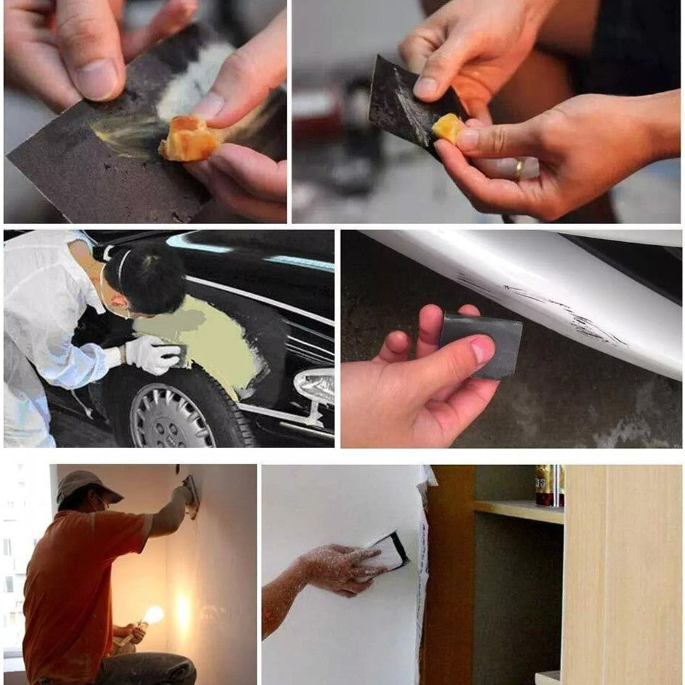 72 PCS Sandpaper Sand Paper Sanding Sheets Assorted Auto Wet Dry Wood Car Metal