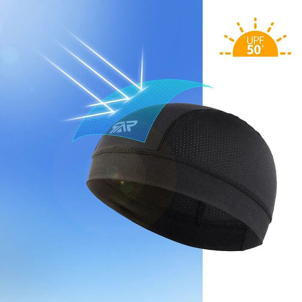 Sweat Wicking Cooling Flag Dome Skull Cap Helmet Liner Sport Beanie Durag Hat US