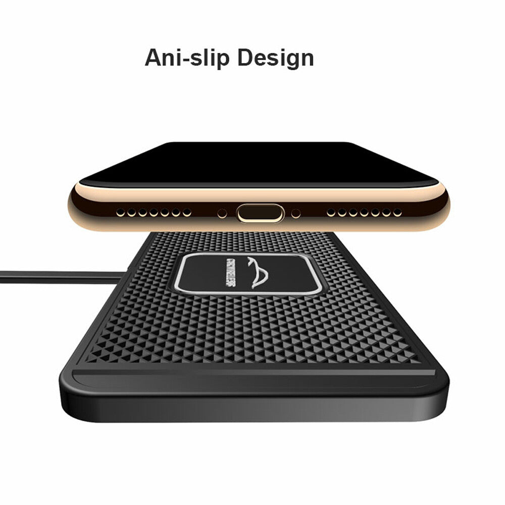 Wireless Car Phone Charger Fast Charging Pad Mat for Iphone 13 Pro Max 12 11