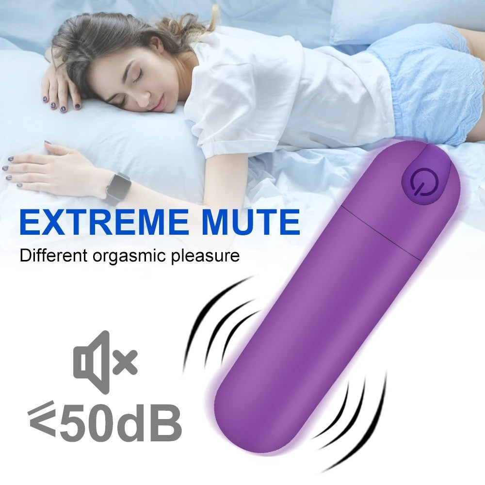 Women Mini Powerful Bullet Shape 10 Speed Personal Vibrating Neck Body Massage