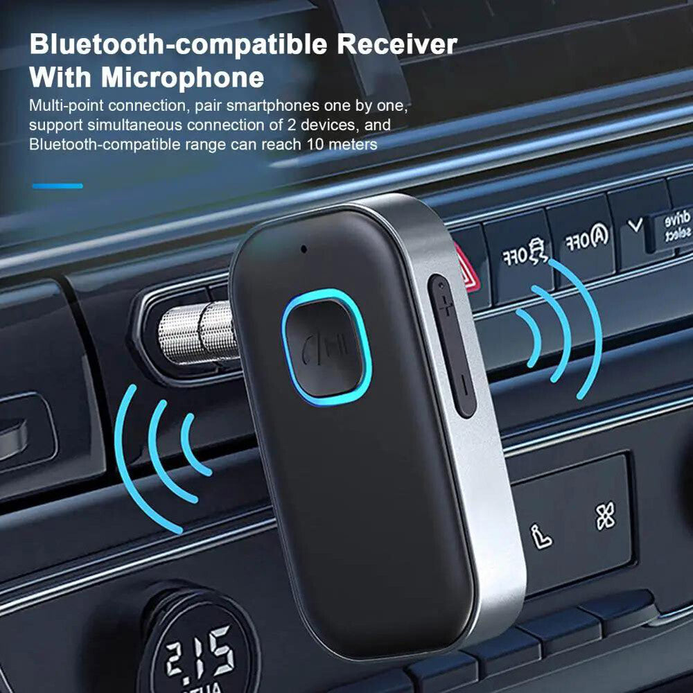 Bluetooth Transmitter Call Music Receiver 3.5Mm Jack AUX Adapter Car Smartphones