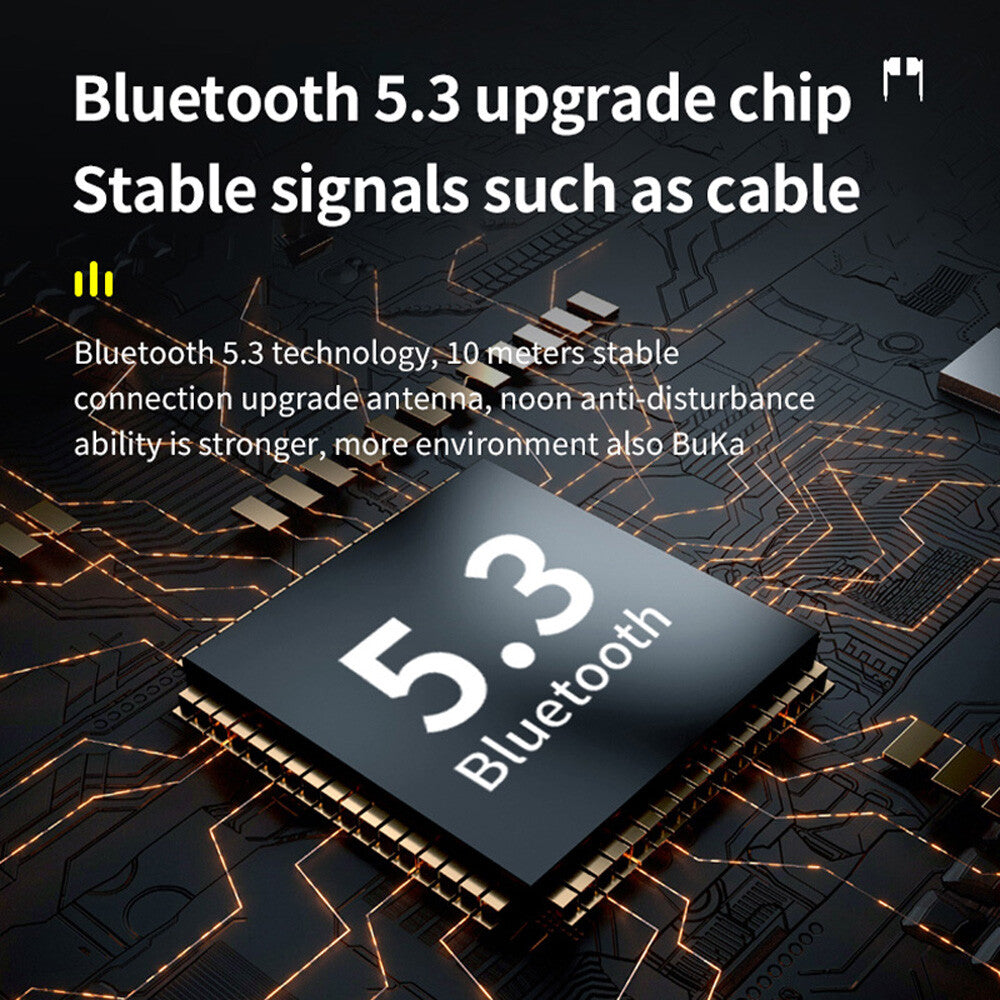 Bluetooth 5.3 Earbuds TWS True Wireless Headphones Earphone Waterproof All Phone