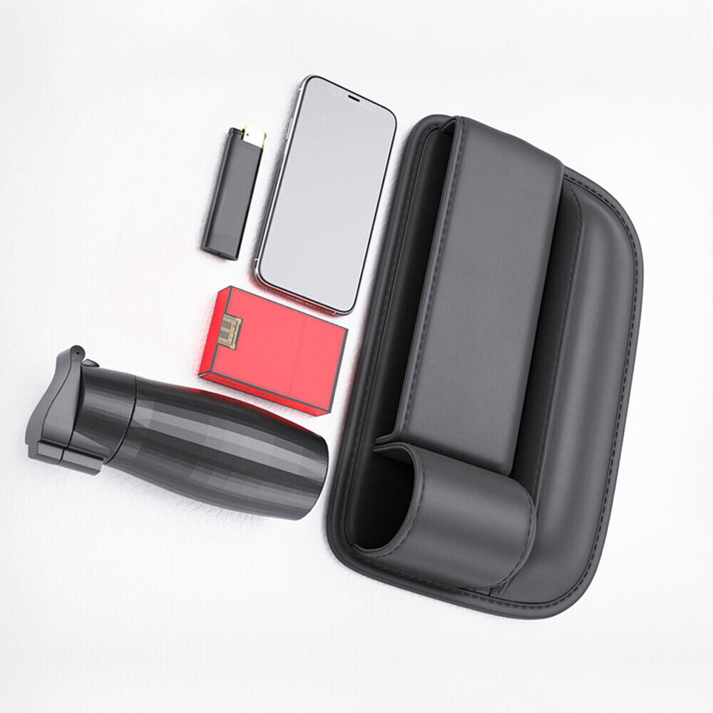 Left Side Car Accessories Seat Gap Filler Phone Holder Storage Box Organizer Bag