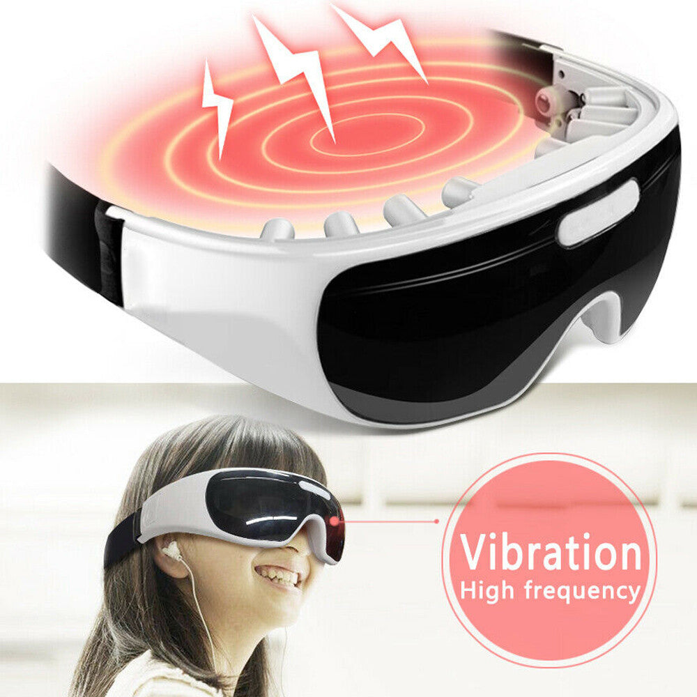 Electric Eye Massager Magnetic Vibration Pain Relieve Templeye Fatigue Machine