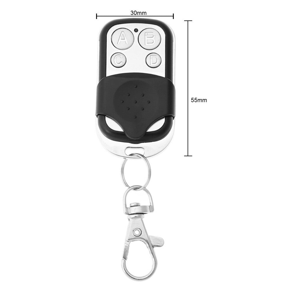 4X Universal Electric Cloning Remote Control Key Fob 433Mhz for Gate Garage Door