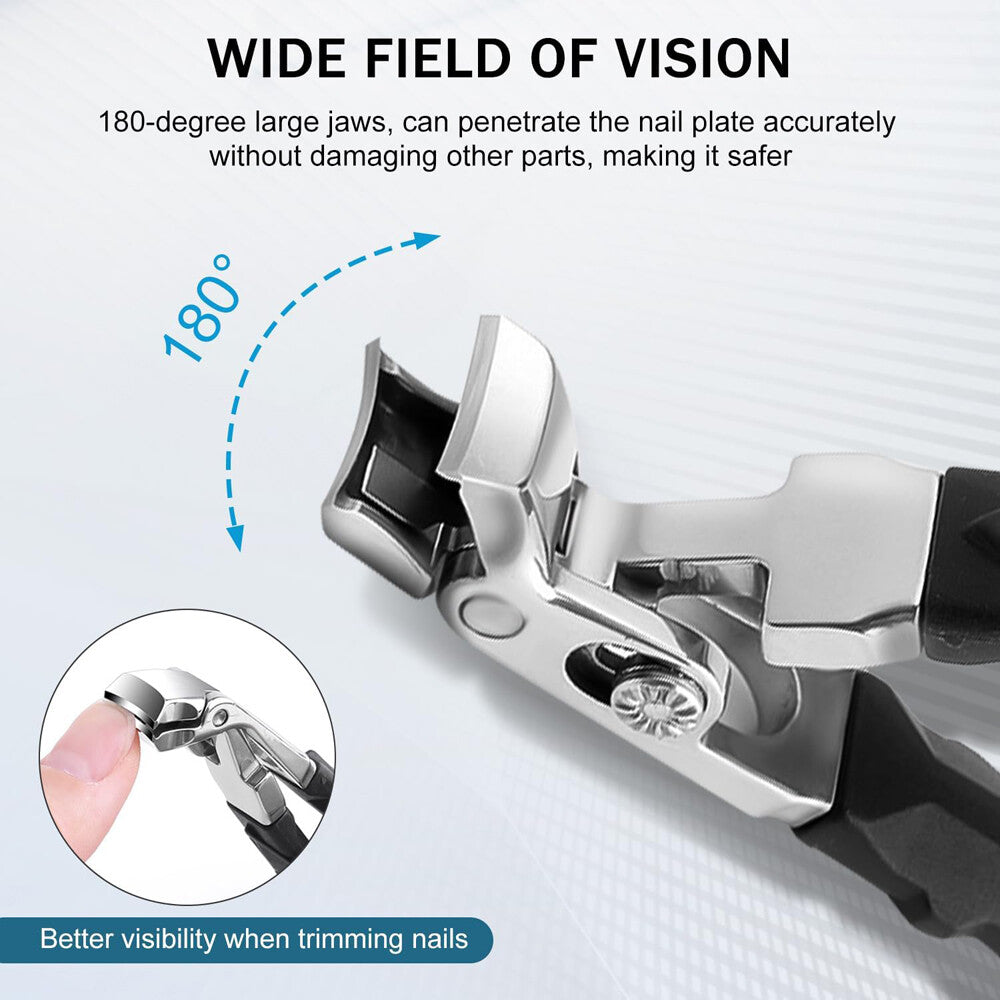 Professional Extra Large Toe Nail Clippers for Thick Nails Heavy Duty Stainless