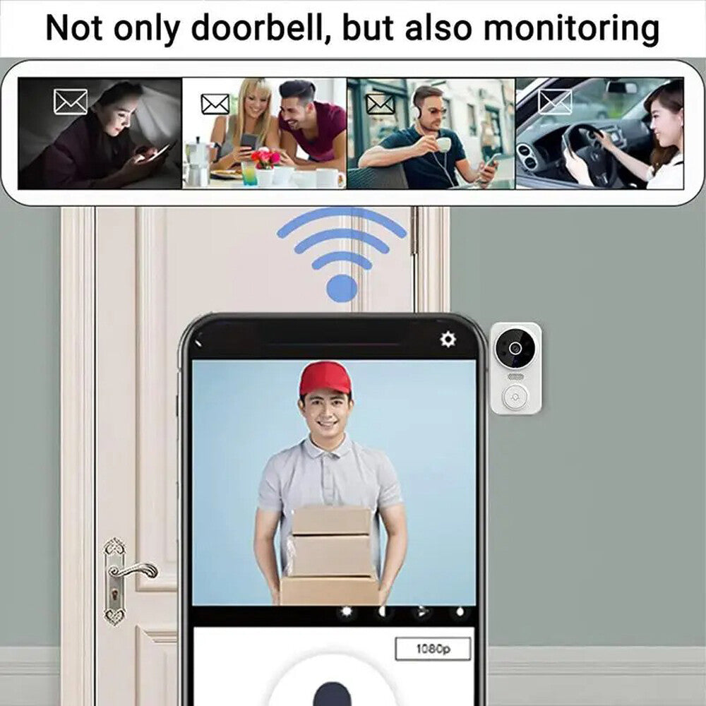 Wifi Wireless Intercom Smart Doorbell Video Security Camera Door Bell Chime USA