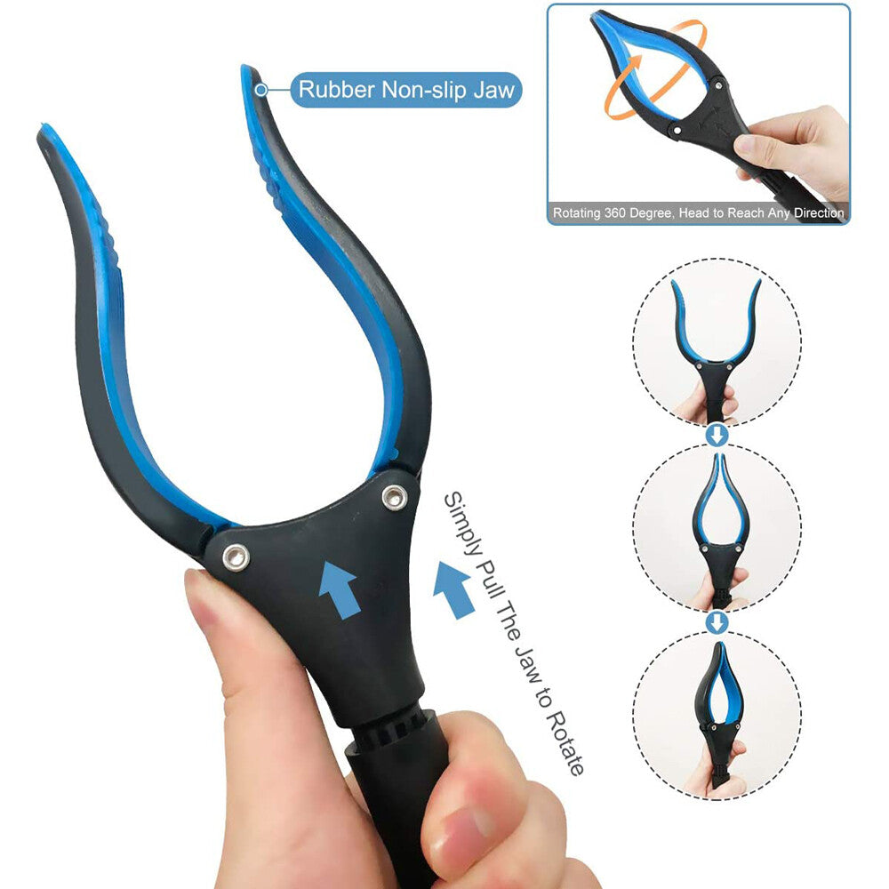 Heavy Duty Grabber Tool Industrial Pick up Stick Hand Grip Reach Trash Reacher