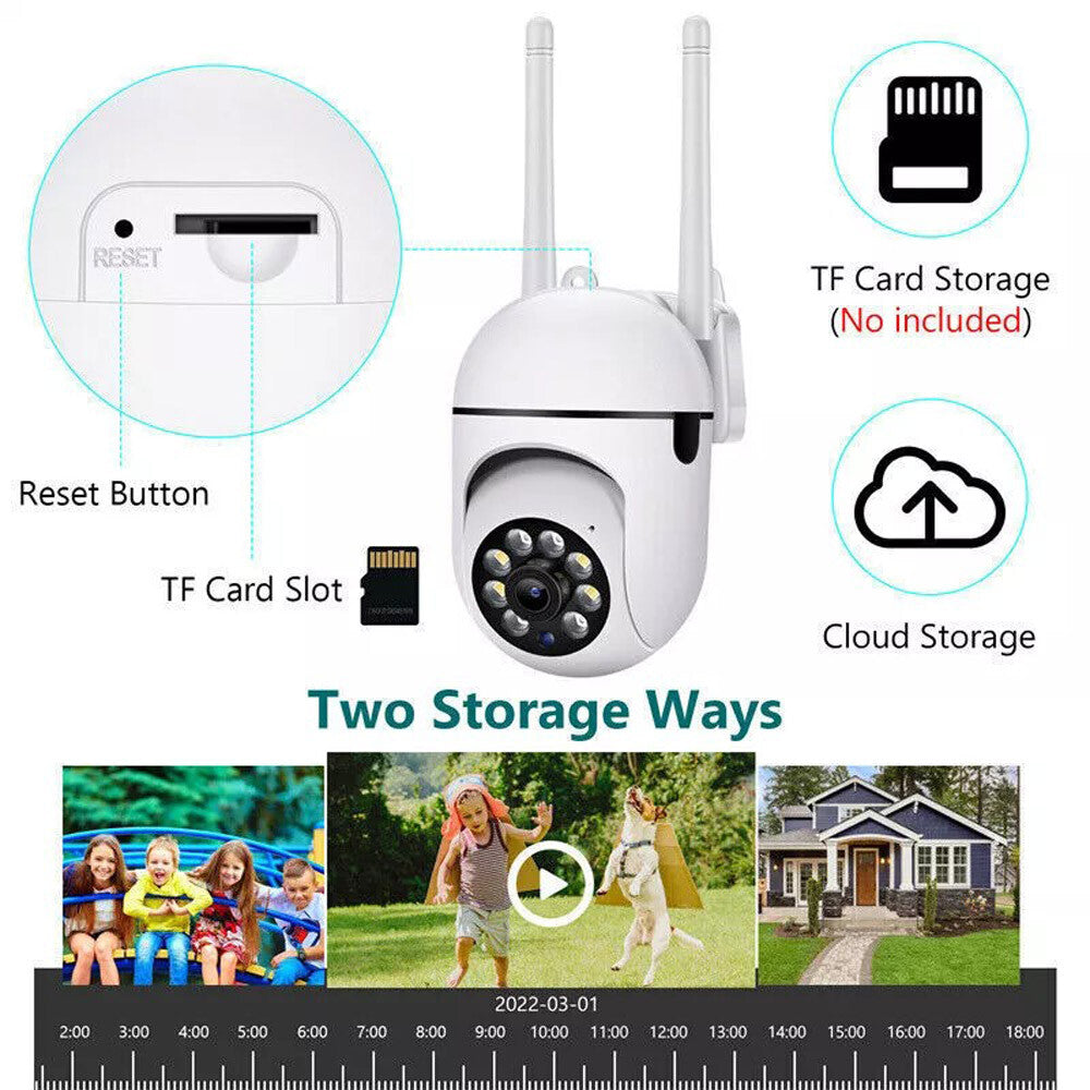 1-4Pack Wireless 5G Wifi Security Camera System Smart Outdoor Night Vision 1080P