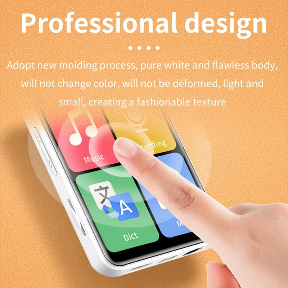 Support 128G 8G MP3 Player Bluetooth Hifi Lossless Sound Music Recorder FM Radio