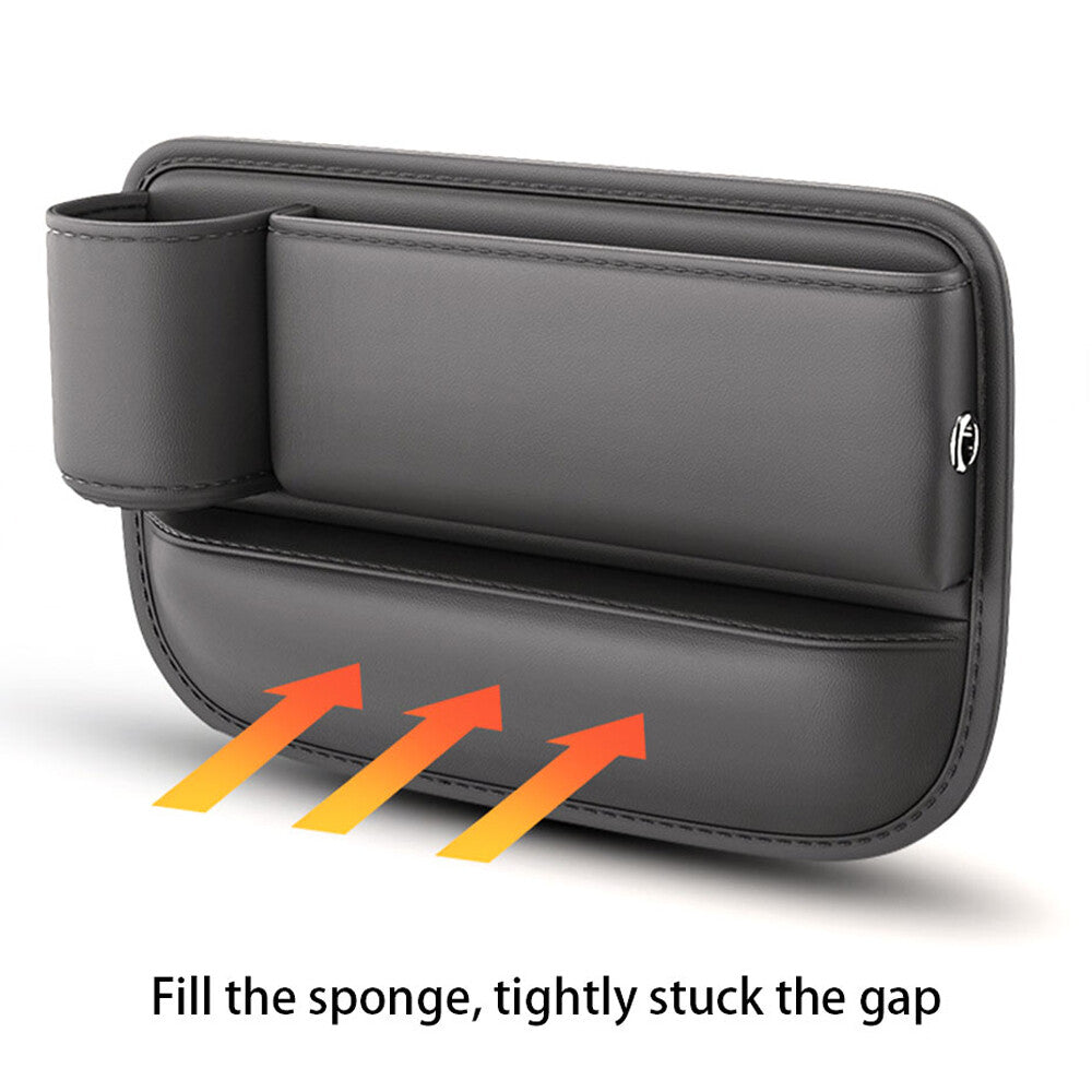 Left Side Car Accessories Seat Gap Filler Phone Holder Storage Box Organizer Bag