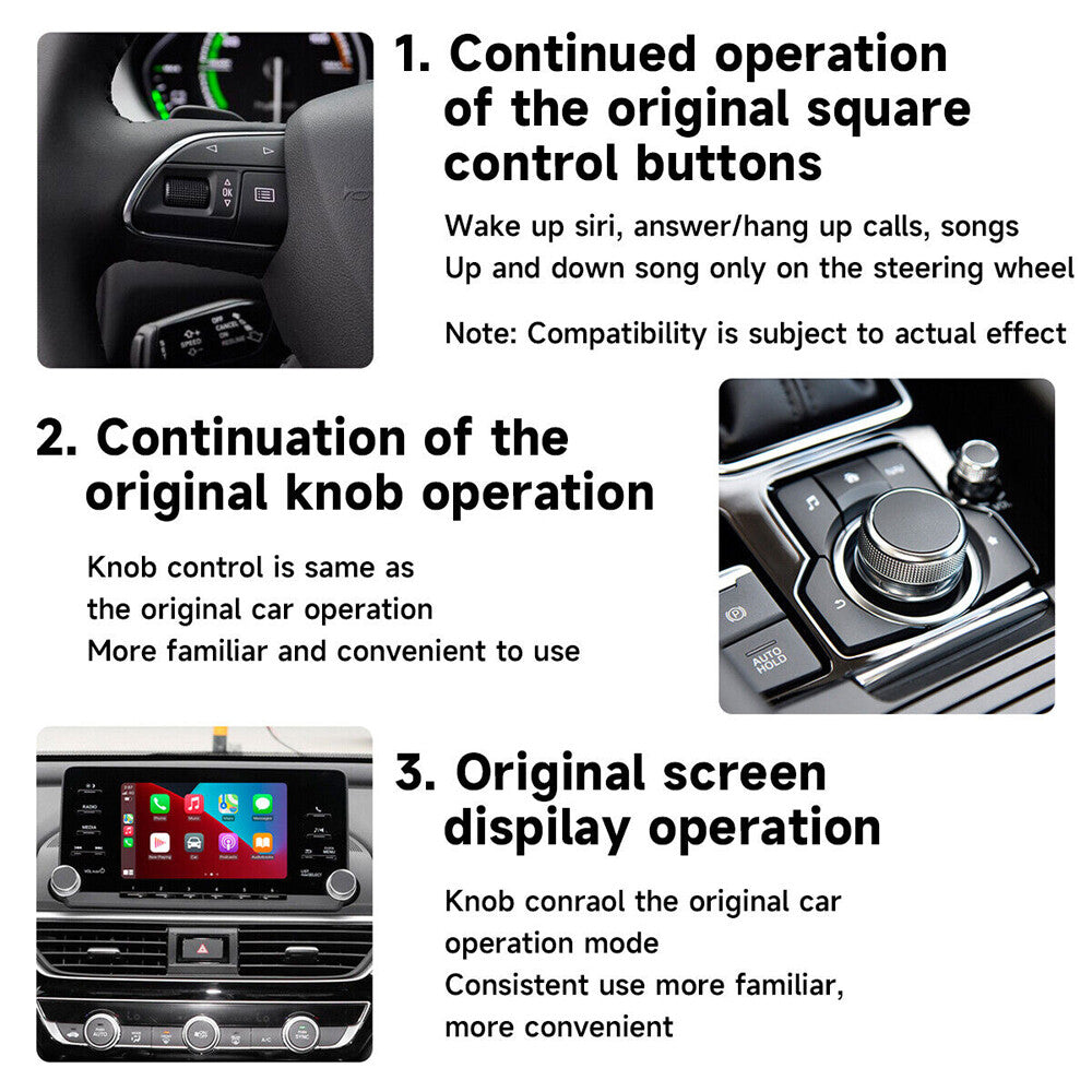 5Ghz AI Box Wireless Carplay Adapter for Iphone Plug and Play Carplay Dongle US