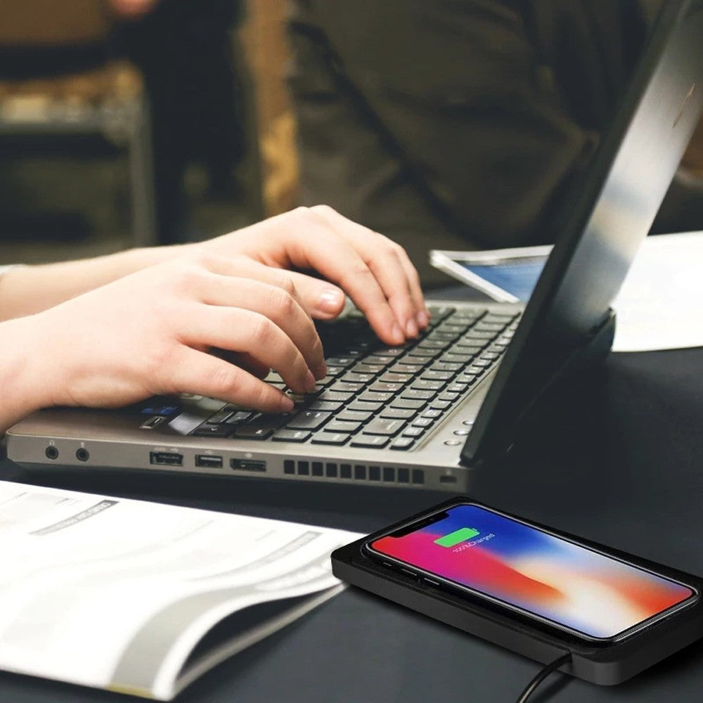 10W Wireless Car Phone Charger Fast Charging Pad Mat for Iphone 17 Pro Max Air