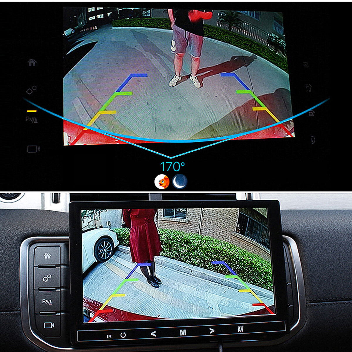 Rear Car Camera 170° HD Night Vision View Reverse Backup Parking Waterproof CMOS