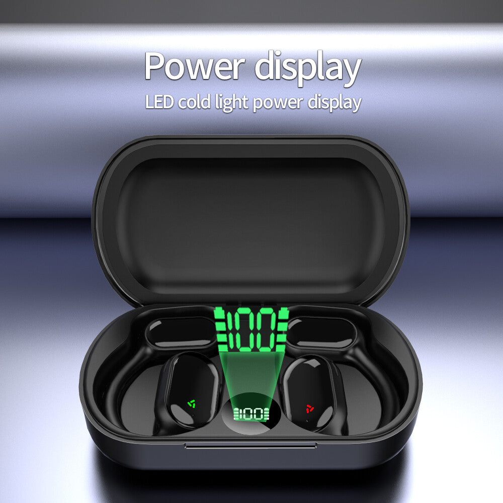 True Wireless Bone Conduction Headphones Bluetooth 5.3 Wireless Headset Earbuds