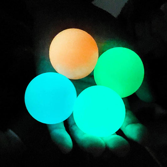 8PCS / 4PCS Sticky Balls Ceiling Stress Relief Stress Kid Luminous Fidget Toy US