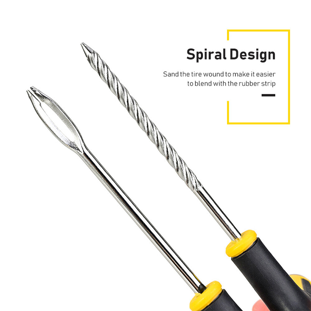 Tire Repair Kit 68PCS DIY Flat Tire Repair Car Truck Motorcycle Home Plug Patch