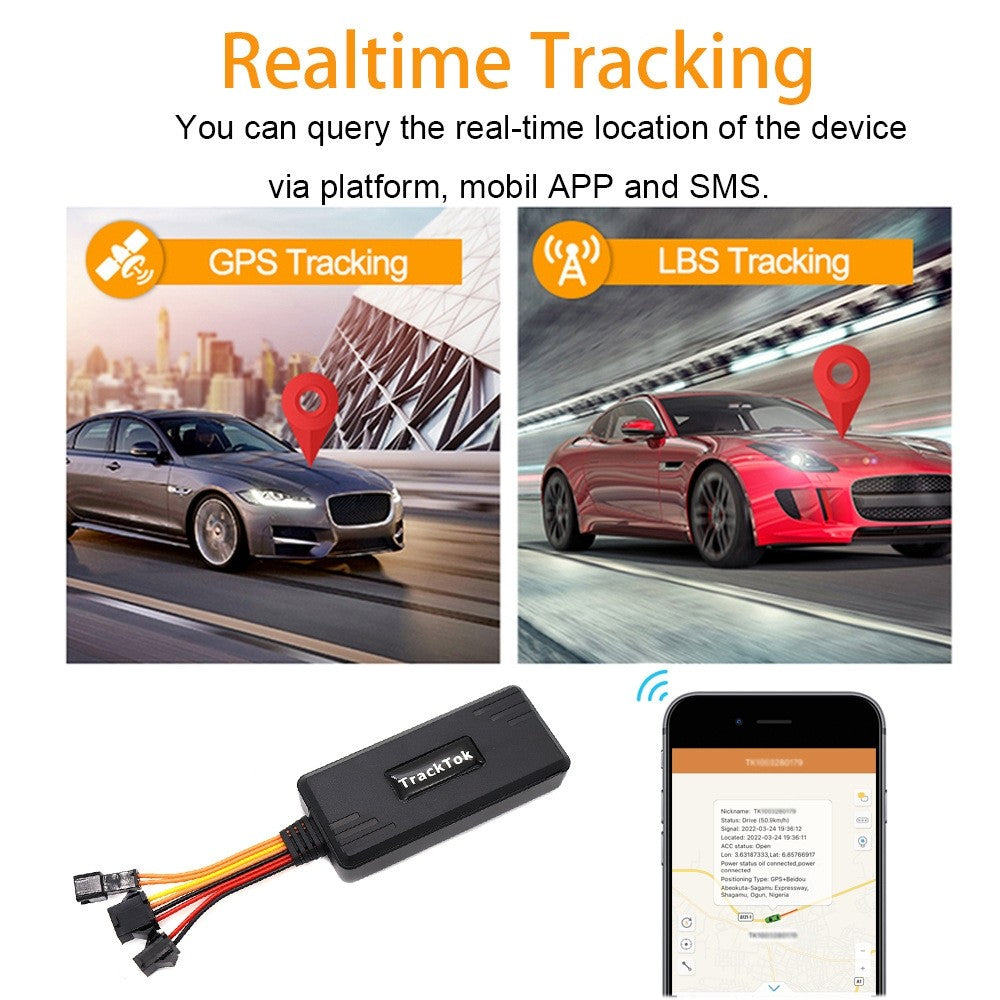 Anti Theft 4G Car GPS Tracker Real-Time Tracking Locator Device Remote Control
