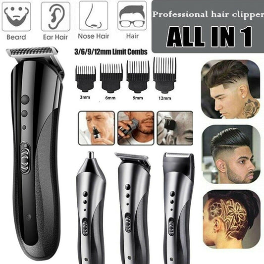 Hair Clippers Trimmer Kemei 1407 Professional Kit Hair Cutting Machine Barber US