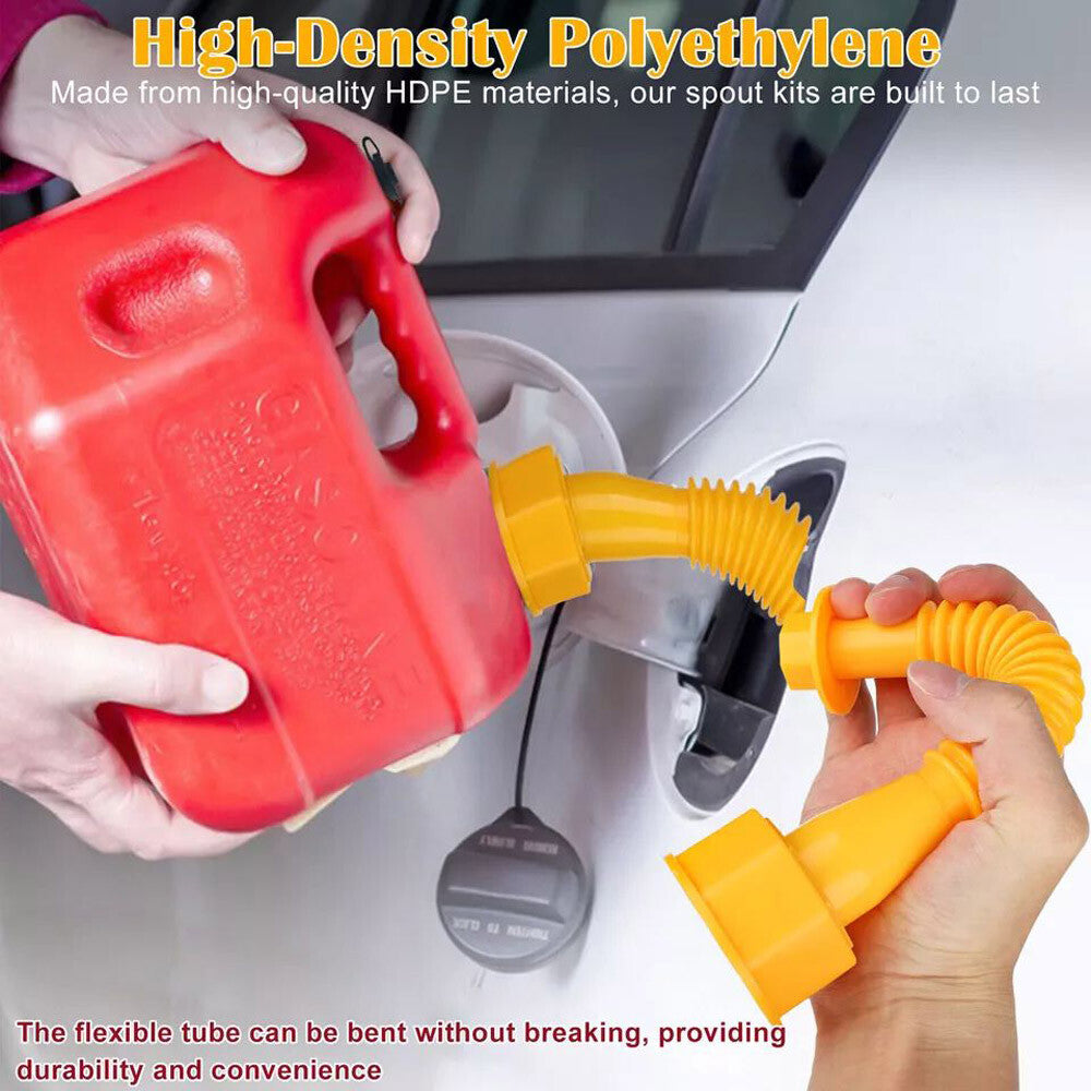 5X Replacement Gas Can Spout Nozzle Vent Kit for Plastic Gas Cans Old Style Cap