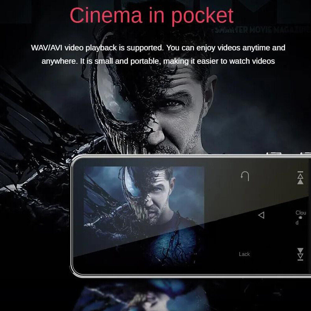 MP4/MP3 Player Support 128GB Bluetooth Lossless Music FM Radio Recorder Sport US