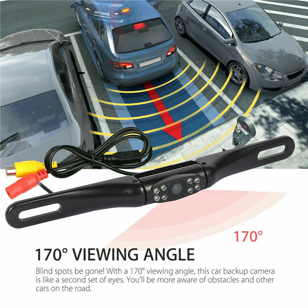 Parking Camera Wide 170° Waterproof Night Vision Car Rear View Reverse Backup US