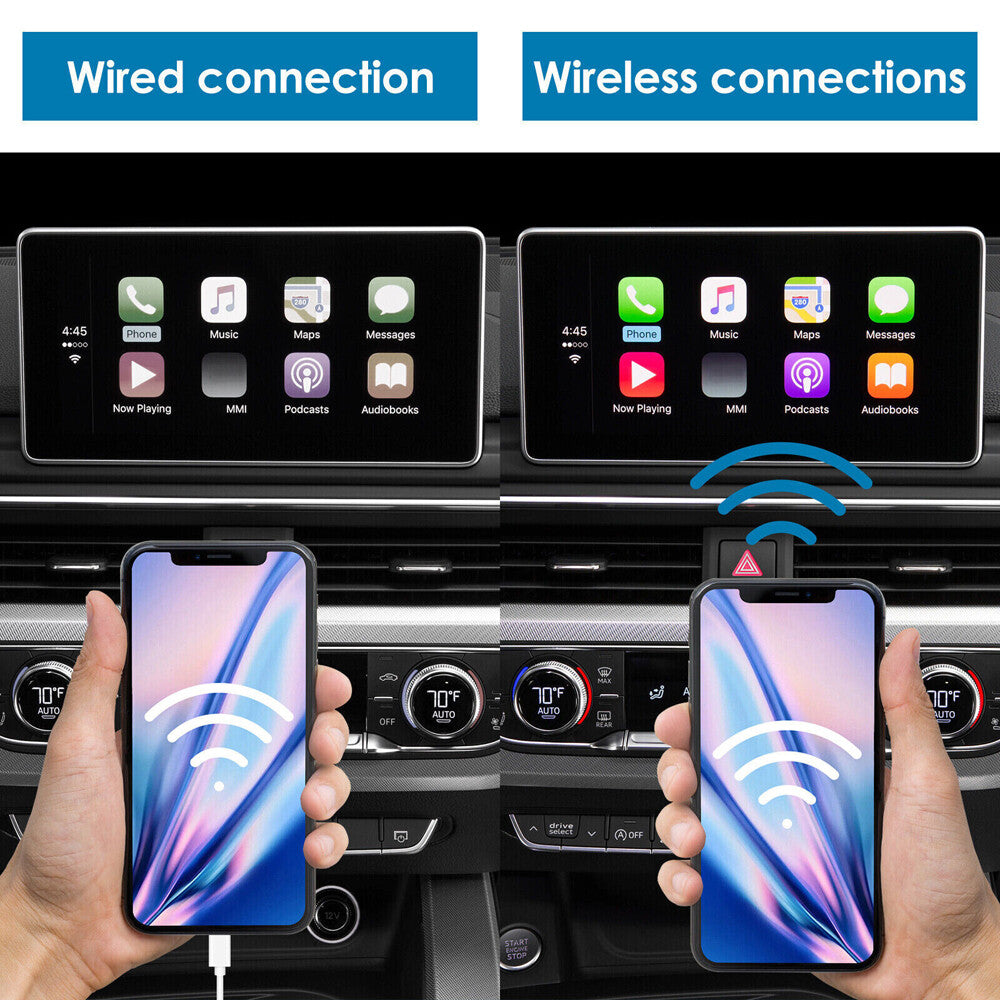5Ghz AI Box Wireless Carplay Adapter for Iphone Plug and Play Carplay Dongle US