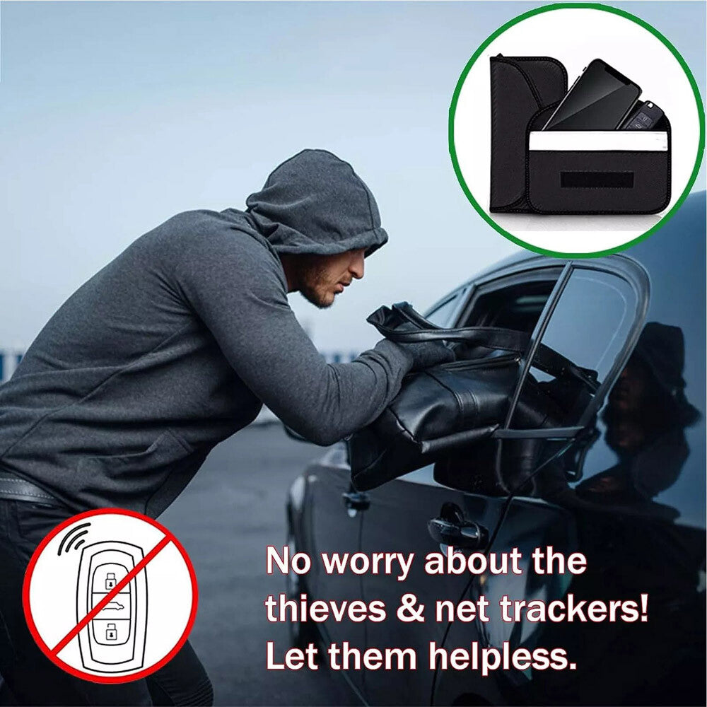 4 Pack Faraday Bag Cell Phone Wallet Blocker Radiation Signal Shielding Case US