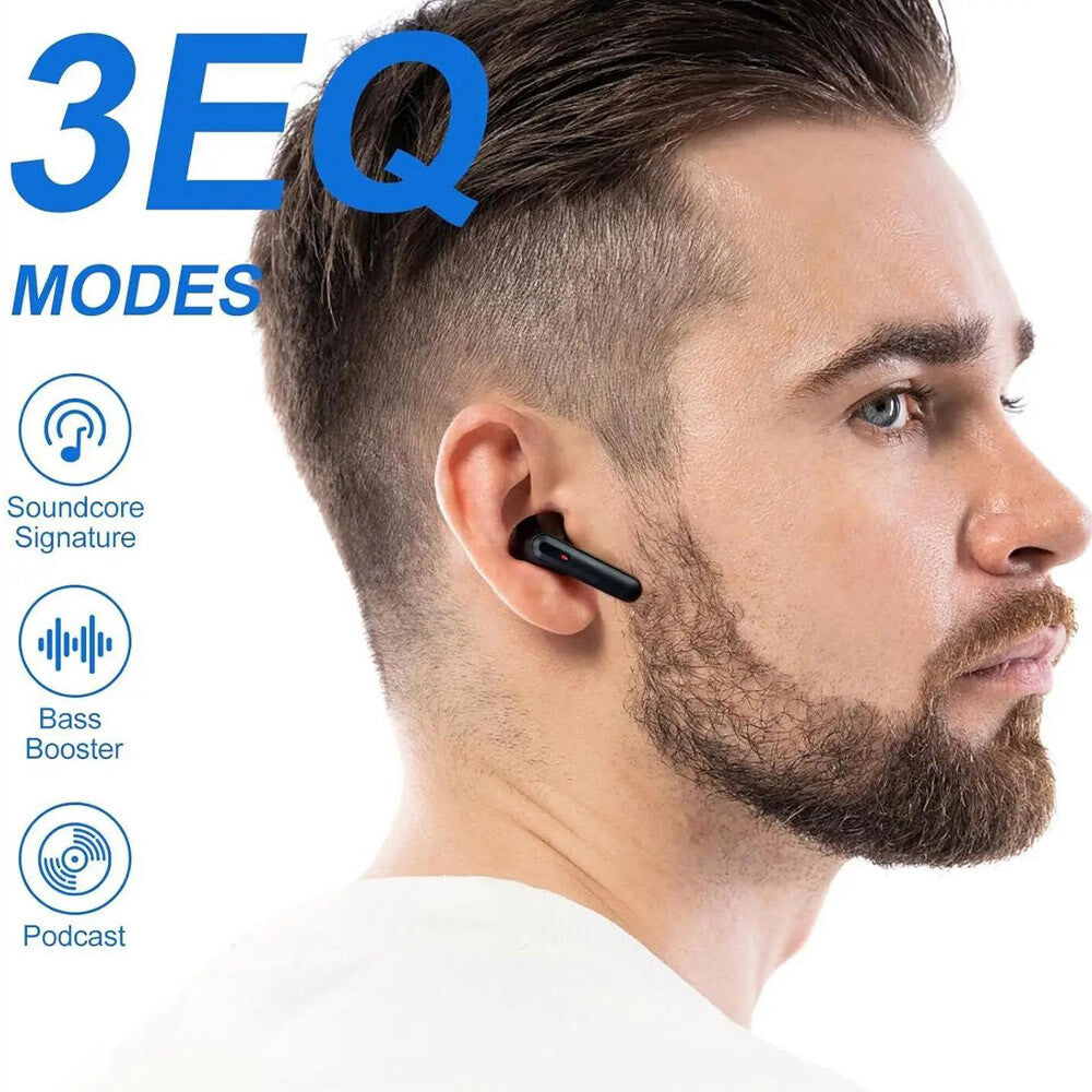 Bluetooth Earbuds Headset 5.3 Wireless Noise Cancelling TWS Trucker Waterproof