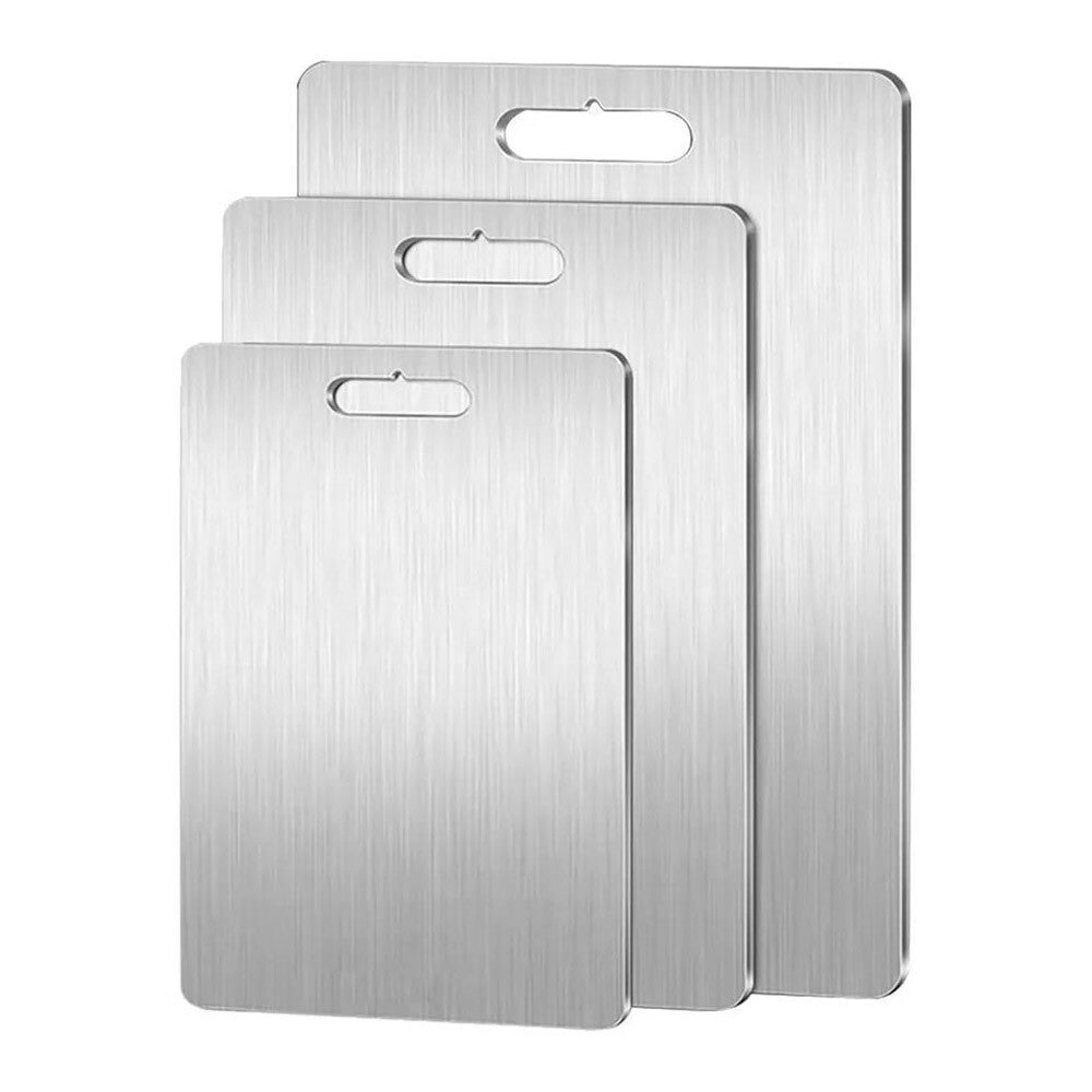 Titanium Coating Cutting Board Double-Sided Kitchen Tool Camping Size S / M / L