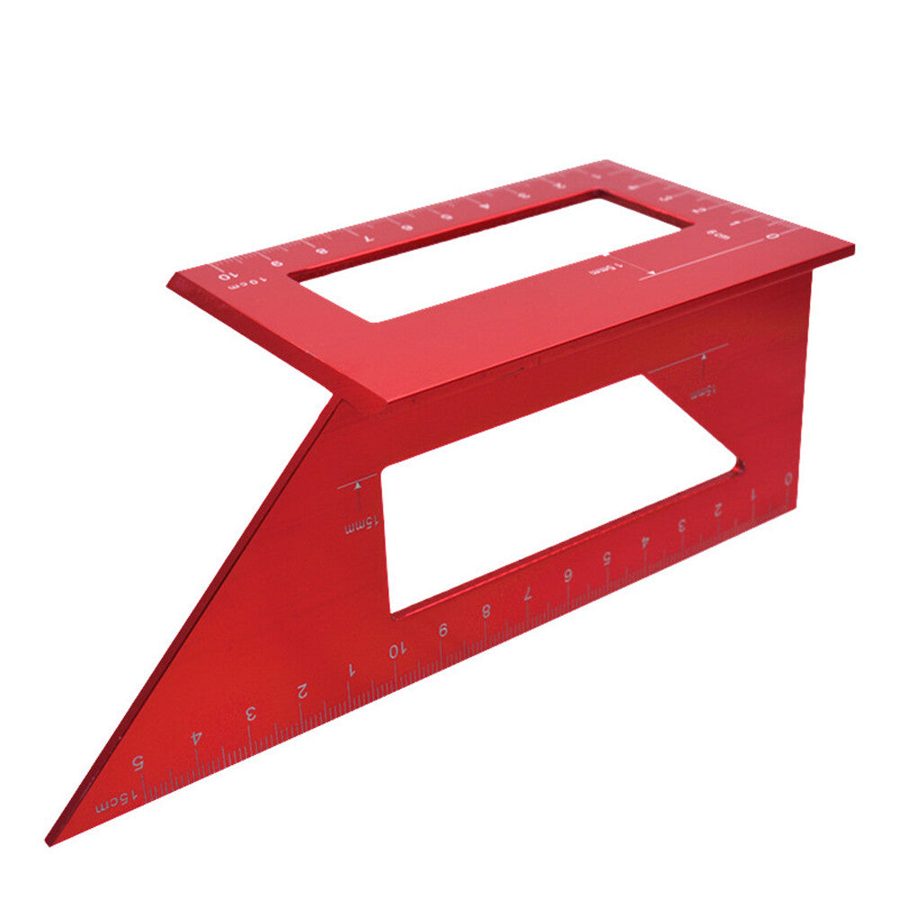 45/90 Degree Gauge Right Angle Ruler Measuring Woodworking Measuring Protractor