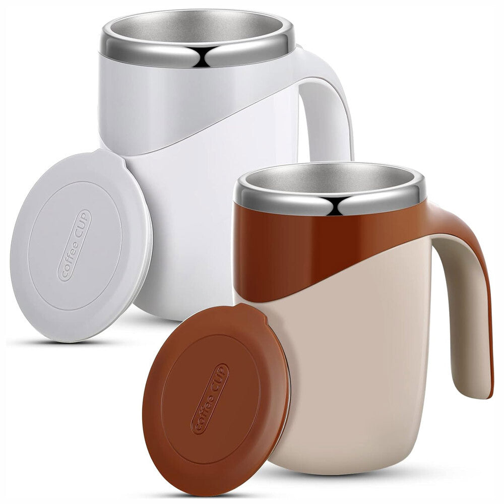 Automatic Self Mixing Magnetic Stainless Steel Coffee Cup Milk Self Stirring Mug