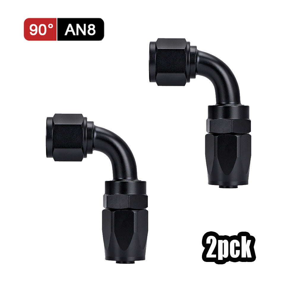 2PCS 6AN 8AN 10AN Swivel Oil/Fuel/Air/G