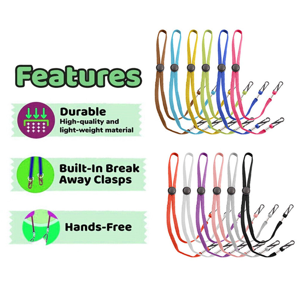 10 PCS Adjustable Lanyard Face Mask Extender Ear Savers for Mask Strap Holder US