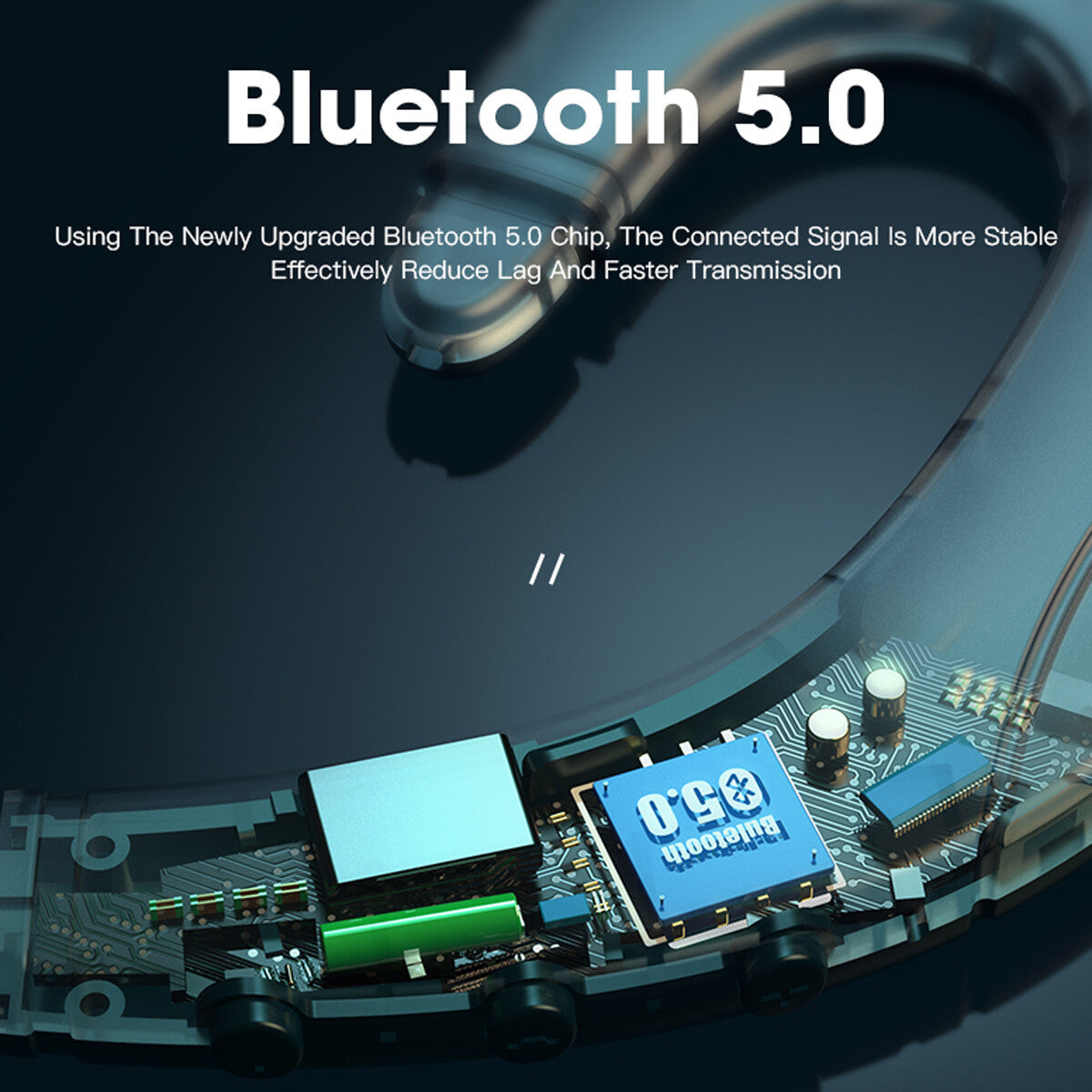 1 Pair Bluetooth Earbuds Stereo Headphone True Wireless Earphone Waterproof US