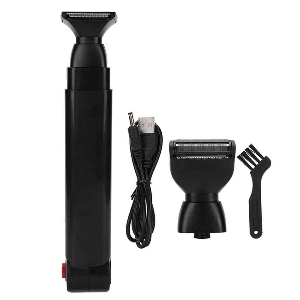 Long Handle Electric Back Shaver for Men Body Hair Removal Razor USB Recharge US