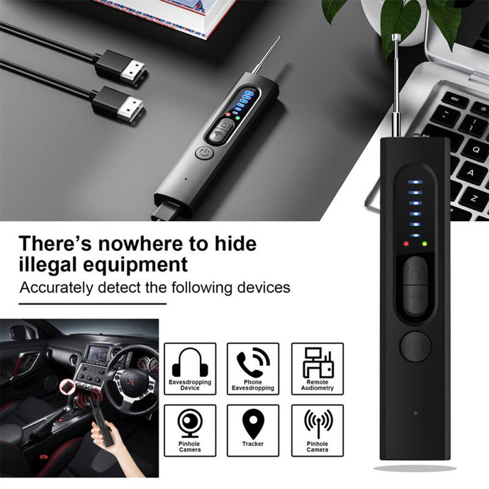 Anti-Spy Hidden Camera Detector Prevent Monitoring Wireless Signal Detector US