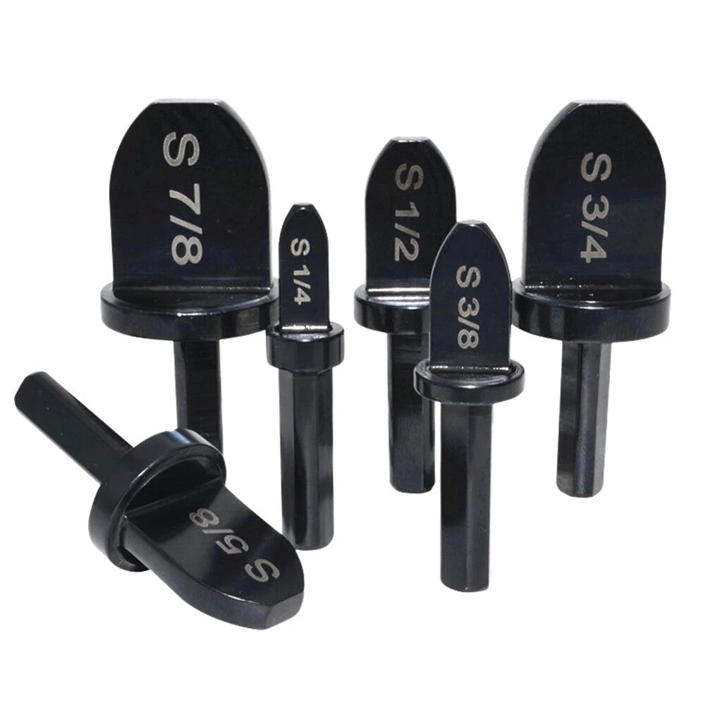 6PCS Air Conditioner Copper Tube Expander Swaging Tool Drill Bit Flaring Tool US