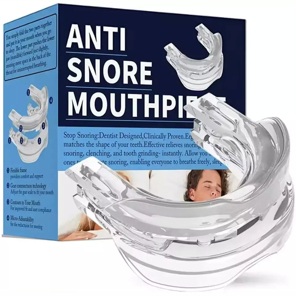 Sleep Aids anti Snore Mouthpiece Mouth Guards Stop Snoring Adjustable Bruxisms