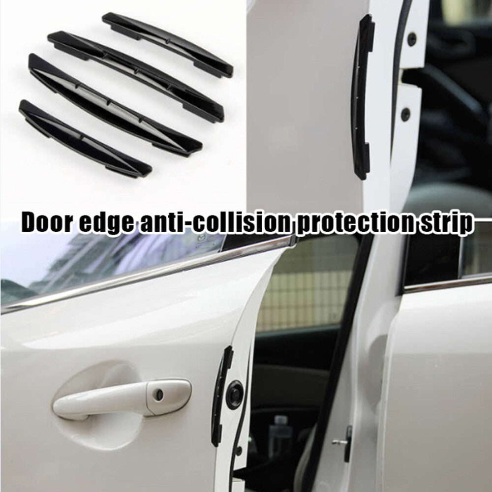 4X Car Door Edge Scratch Anti-Collision Protector Guard Strip Cover Accessories