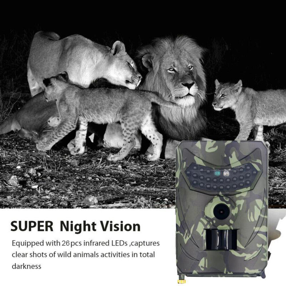 Trail Camera 1080P Hunting Outdoor Wildlife 12MP Scouting Cam Night Vision 2021