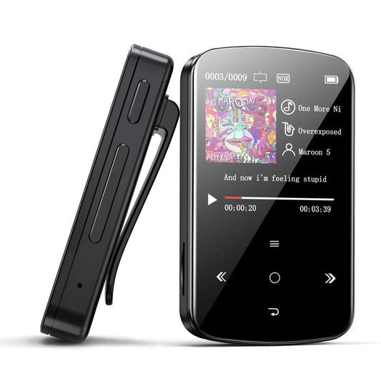 MP3 Player 32GB Hifi Lossless Sound Bluetooth Clip Music Voice Recorder FM Radio